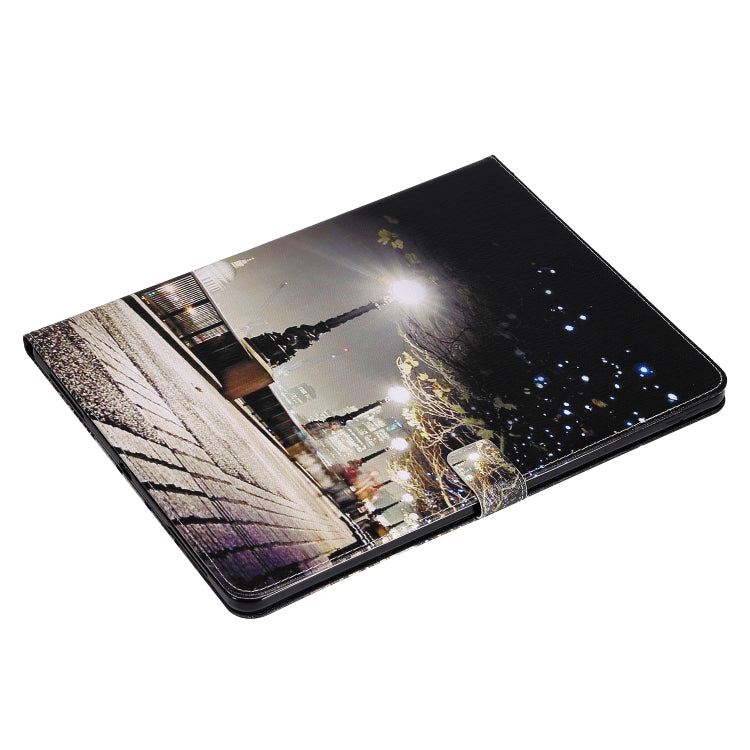 For iPad Pro 12.9 (2020) Colored Drawing Horizontal Flip Leather Tablet Case with Holder & Card Slot & Wallet(Cityscape) - iPad Pro 12.9 (2020) Cases by buy2fix | Online Shopping UK | buy2fix
