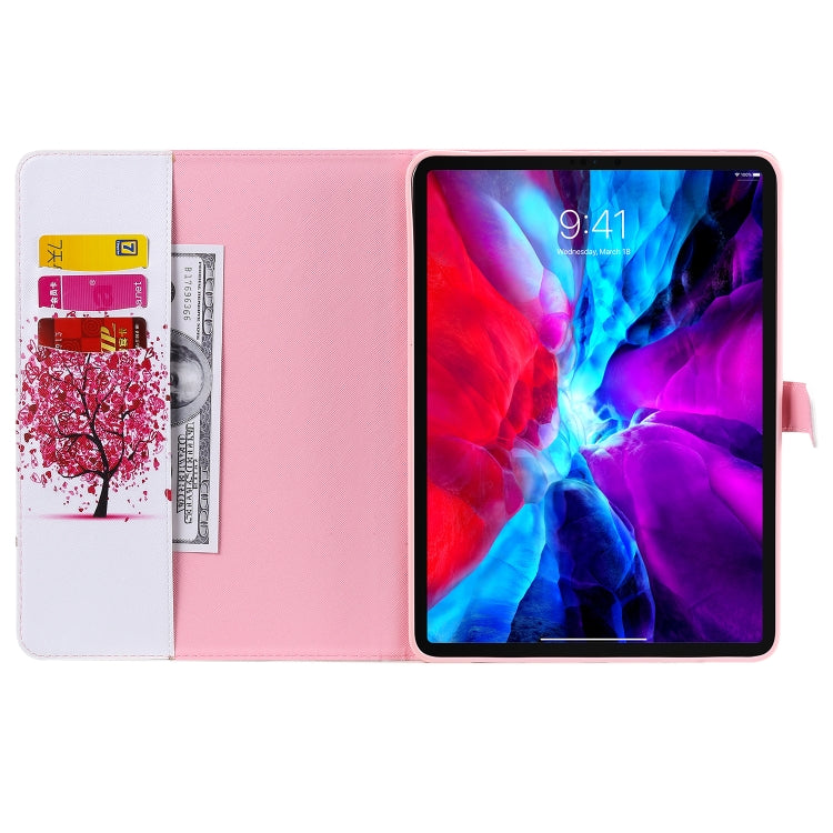 For iPad Pro 11 (2020) Colored Drawing Horizontal Flip Leather Tablet Case with Holder & Card Slot & Wallet(Color Tree) - iPad Pro 11 (2020) Cases by buy2fix | Online Shopping UK | buy2fix