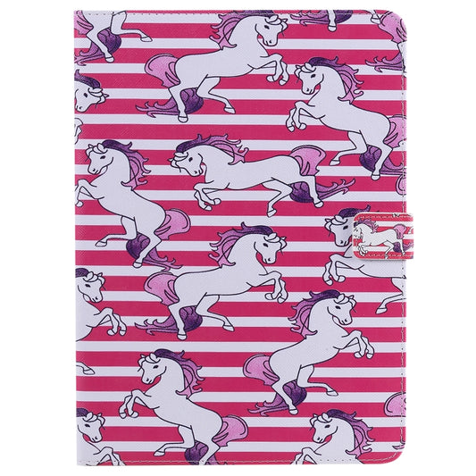 For iPad Pro 11 (2020) Colored Drawing Horizontal Flip Leather Tablet Case with Holder & Card Slot & Wallet(Horse) - iPad Pro 11 (2020) Cases by buy2fix | Online Shopping UK | buy2fix