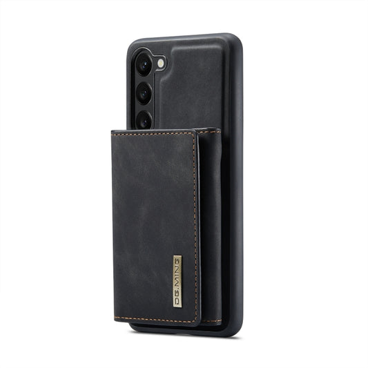 For Samsung Galaxy S23 5G DG.MING M1 Series 3-Fold Multi Card Wallet Phone Case(Black) by DG.MING