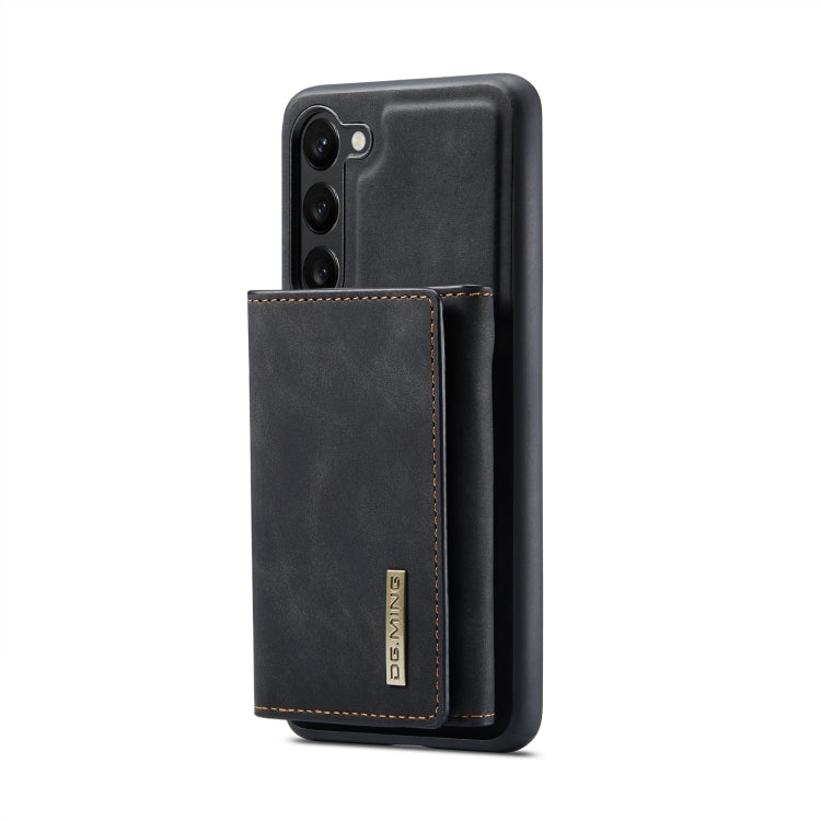 For Samsung Galaxy S23+ 5G DG.MING M1 Series 3-Fold Multi Card Wallet Phone Case(Black) - Galaxy S23+ 5G Cases by DG.MING | Online Shopping UK | buy2fix