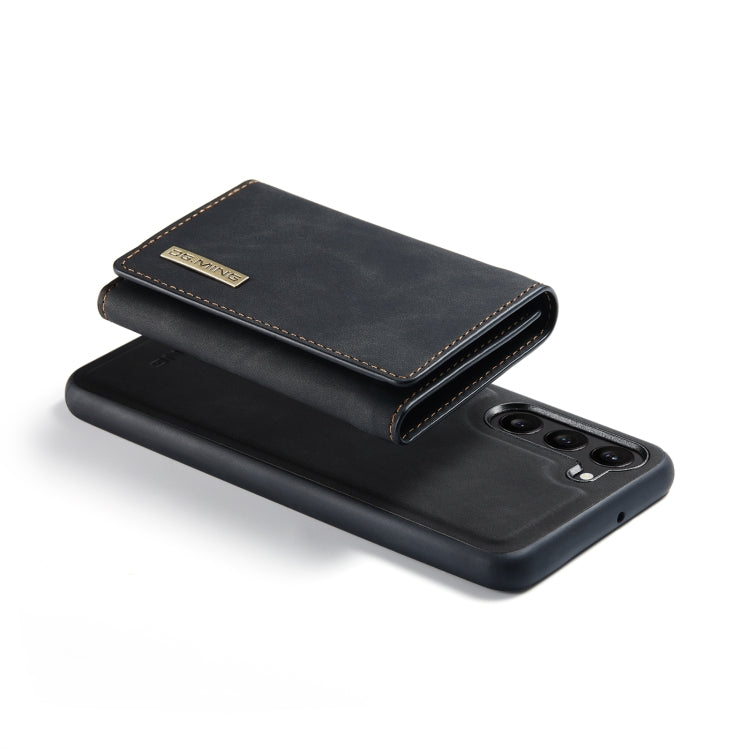 For Samsung Galaxy S23+ 5G DG.MING M1 Series 3-Fold Multi Card Wallet Phone Case(Black) - Galaxy S23+ 5G Cases by DG.MING | Online Shopping UK | buy2fix