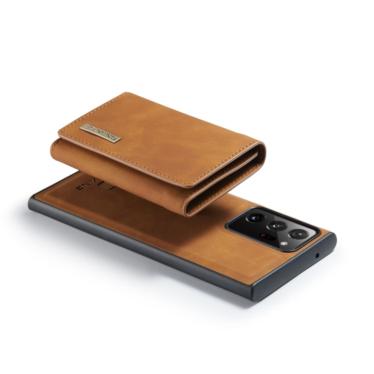 For Samsung Galaxy S23 Ultra 5G DG.MING M1 Series 3-Fold Multi Card Wallet Phone Case(Brown) - Galaxy S23 Ultra 5G Cases by DG.MING | Online Shopping UK | buy2fix