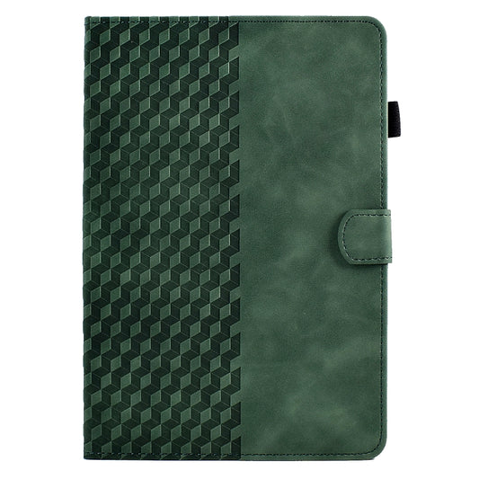 For 7.0 inch Universal Tablet Rhombus Embossed Leather Case(Green) - 7 inch by buy2fix | Online Shopping UK | buy2fix