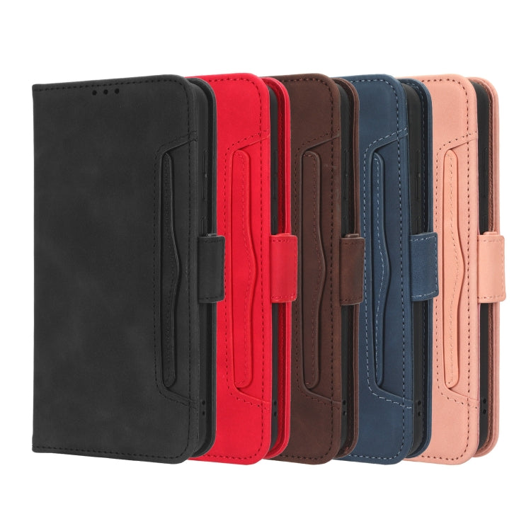 For Ulefone Note 14 Skin Feel Calf Texture Card Slots Leather Phone Case(Blue) by buy2fix