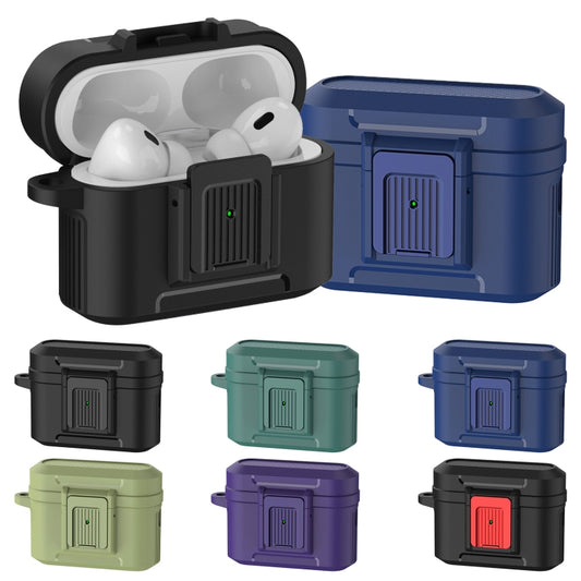 For AirPods Pro 2 Earphone TPU + PC Protective Case(Blue) by buy2fix