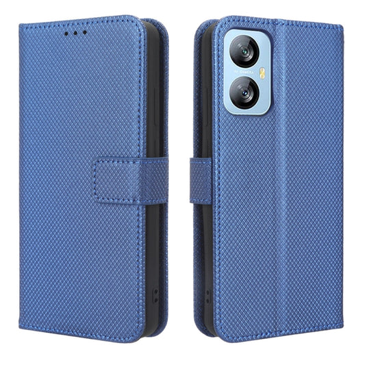 For Blackview A52 Diamond Texture Leather Phone Case(Blue) by buy2fix