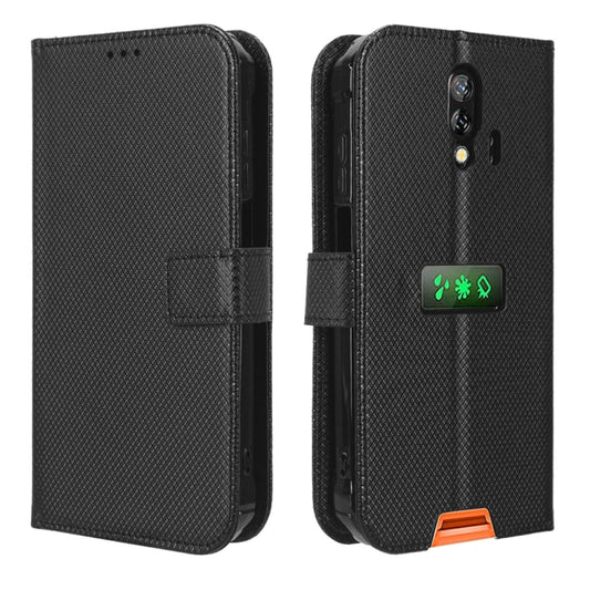 For Blackview BV7200 Diamond Texture Leather Phone Case(Black) by buy2fix