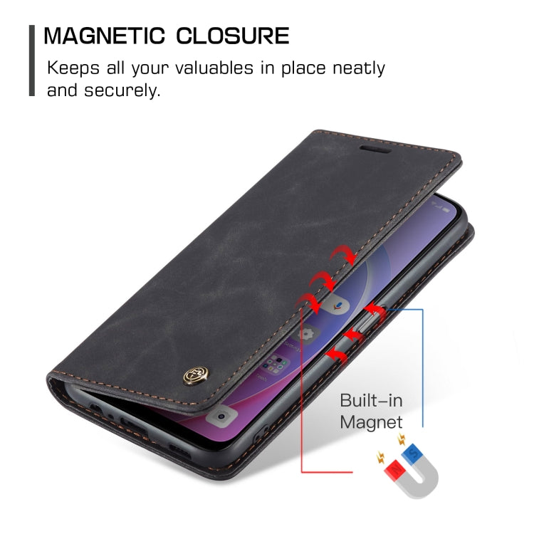 CaseMe 013 Multifunctional Horizontal Flip Leather Phone Case For OPPO A96 4G / A36 4G/A76 4G/K10 4G /Realme 9i 4G (Black) - OPPO Cases by CaseMe | Online Shopping UK | buy2fix