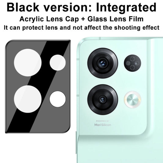 For OPPO Reno8 Pro+ 5G / Reno8 Pro 5G Global imak High Definition Integrated Glass Lens Film Black Version by imak