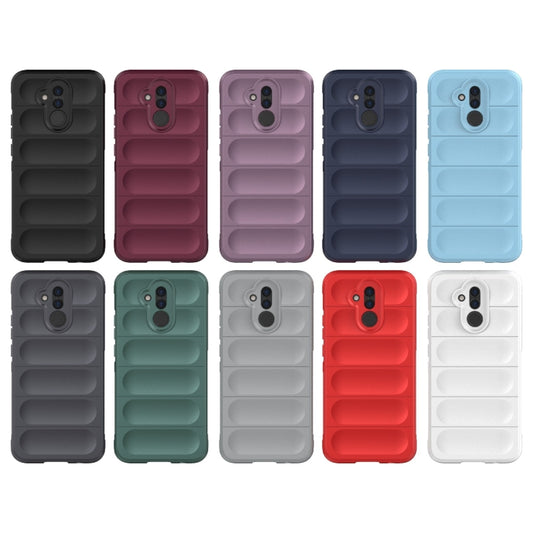 For Huawei Mate 20 Lite Magic Shield TPU + Flannel Phone Case(Purple) by buy2fix