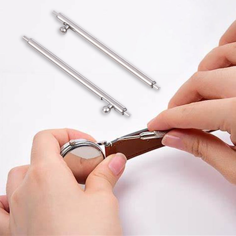 22mm 1000pcs Stainless Steel Watch Band Connector, Outside Diameter:1.5mm by buy2fix