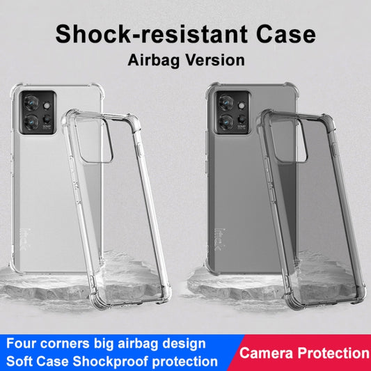 For Motorola ThinkPhone 5G imak Shockproof Airbag TPU Phone Case(Transparent) by imak