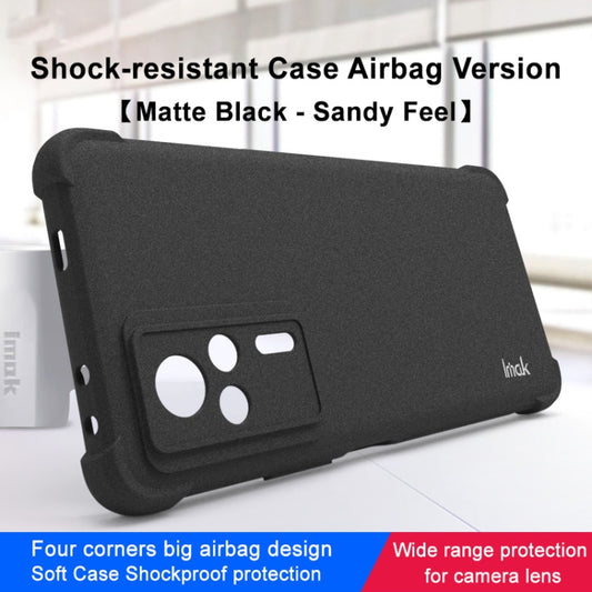 For Xiaomi Redmi K60E 5G imak Shockproof Airbag TPU Phone Case(Matte Black) by imak