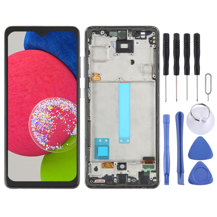 6.33 inch OLED LCD Screen for Samsung Galaxy A52s 5G SM-A528 Digitizer Full Assembly with Frame(Black) - LCD Screen by buy2fix | Online Shopping UK | buy2fix