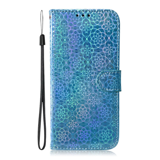 For OnePlus 11 Colorful Magnetic Buckle Leather Phone Case(Blue) by buy2fix
