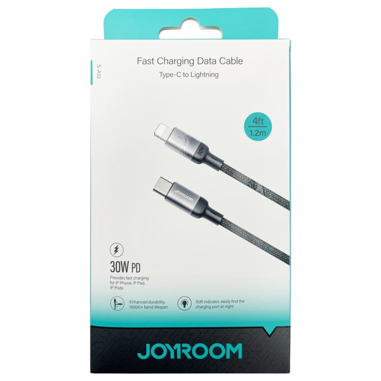 JOYROOM S-CL020A10 Extraordinary Series 30W USB-C / Type-C to 8 Pin Fast Charging Data Cable, Cable Length:1.2m(Black) - 2 in 1 Cable by JOYROOM | Online Shopping UK | buy2fix