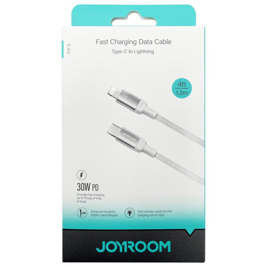 JOYROOM S-CL020A10 Extraordinary Series 30W USB-C / Type-C to 8 Pin Fast Charging Data Cable, Cable Length:1.2m(White) by JOYROOM