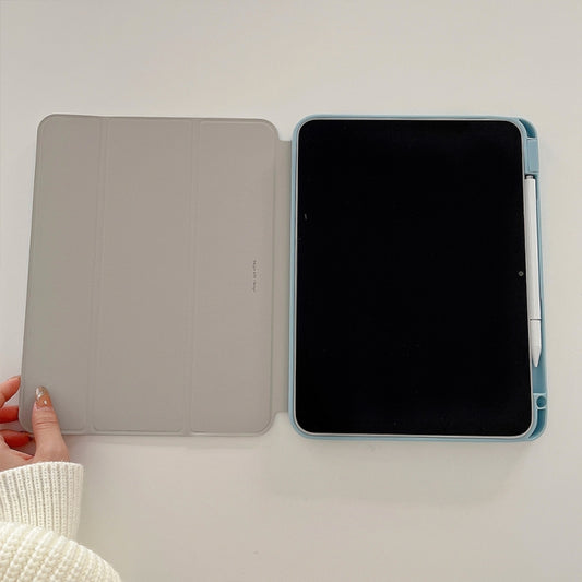 Magnetic Detachable Painted Tablet Leather Case For iPad Air 11 2024 / iPad Pro 11 2022 / 2021 / 2020 / 2018(Blue Heart) by buy2fix