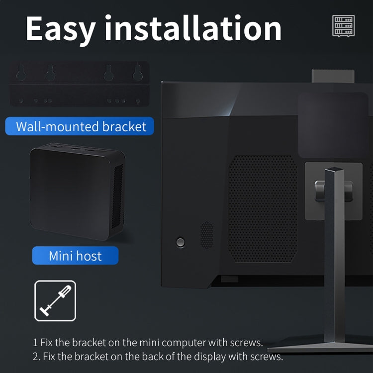 ZX03 Windows 11 Mini PC, Intel Twin Lake N150, Support Dual HDMI Output, Spec:32GB+1TB(EU Plug) by buy2fix