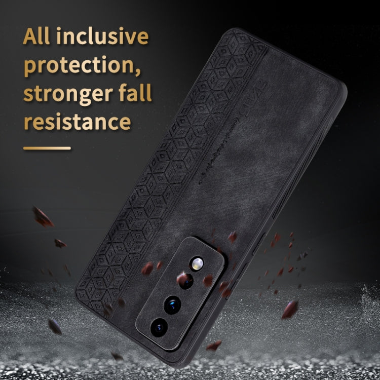 For Honor 80 GT 5G AZNS 3D Embossed Skin Feel Phone Case(Brown) by AZNS
