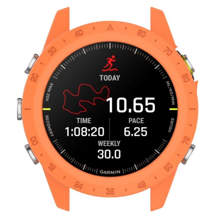 For Garmin MARQ 2 Armor Hollow Watch Protective Case(Orange) - Watch Cases by buy2fix | Online Shopping UK | buy2fix
