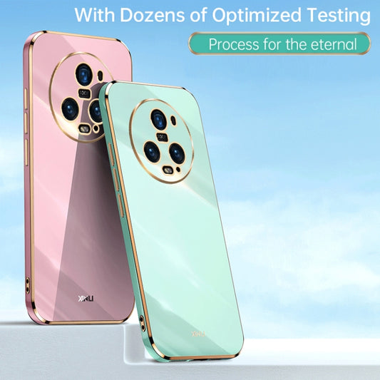 For Honor Magic5 Pro 5G XINLI Straight Edge 6D Electroplate TPU Phone Case(White) - Honor Cases by XINLI | Online Shopping UK | buy2fix