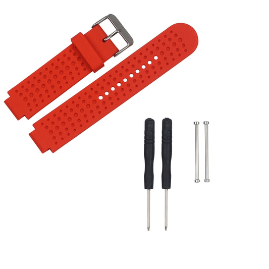 For Garmin Forerunner 620 Solid Color Replacement Wrist Strap Watchband(Red) by buy2fix