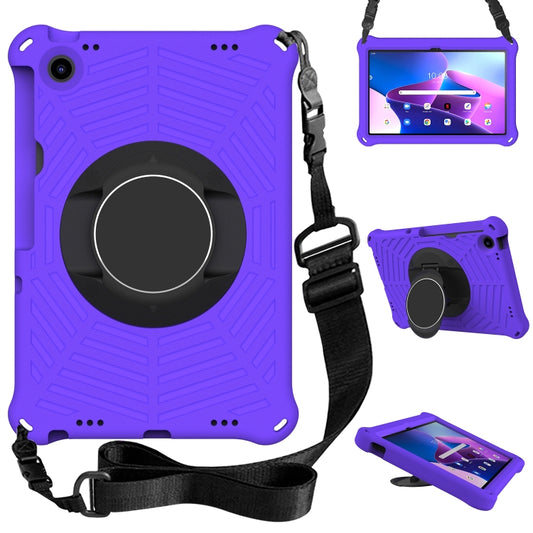 For Lenovo Tab M10 Plus 10.6 3rd Gen 2022 Spider King Silicone Protective Tablet Case(Purple) - Lenovo by buy2fix | Online Shopping UK | buy2fix