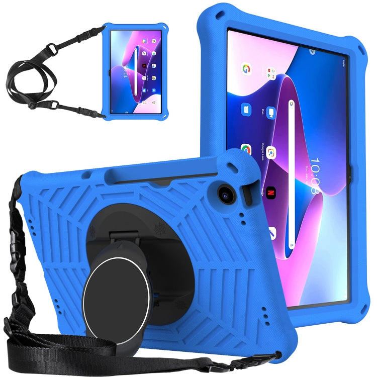 For Lenovo Tab M10 Plus 10.6 3rd Gen 2022 Spider King Silicone Protective Tablet Case(Blue) - Lenovo by buy2fix | Online Shopping UK | buy2fix