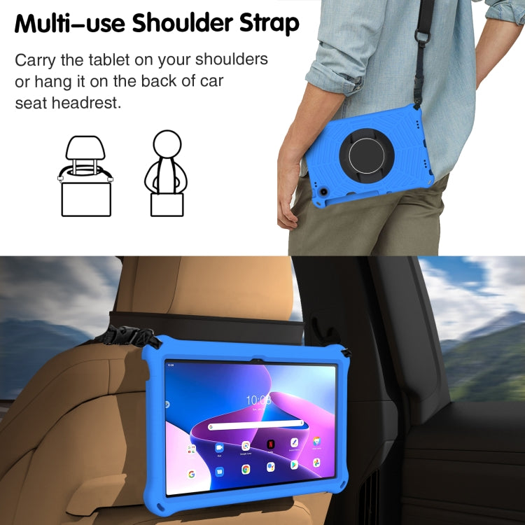 For Lenovo Tab M10 Plus 10.6 3rd Gen 2022 Spider King Silicone Protective Tablet Case(Blue) - Lenovo by buy2fix | Online Shopping UK | buy2fix