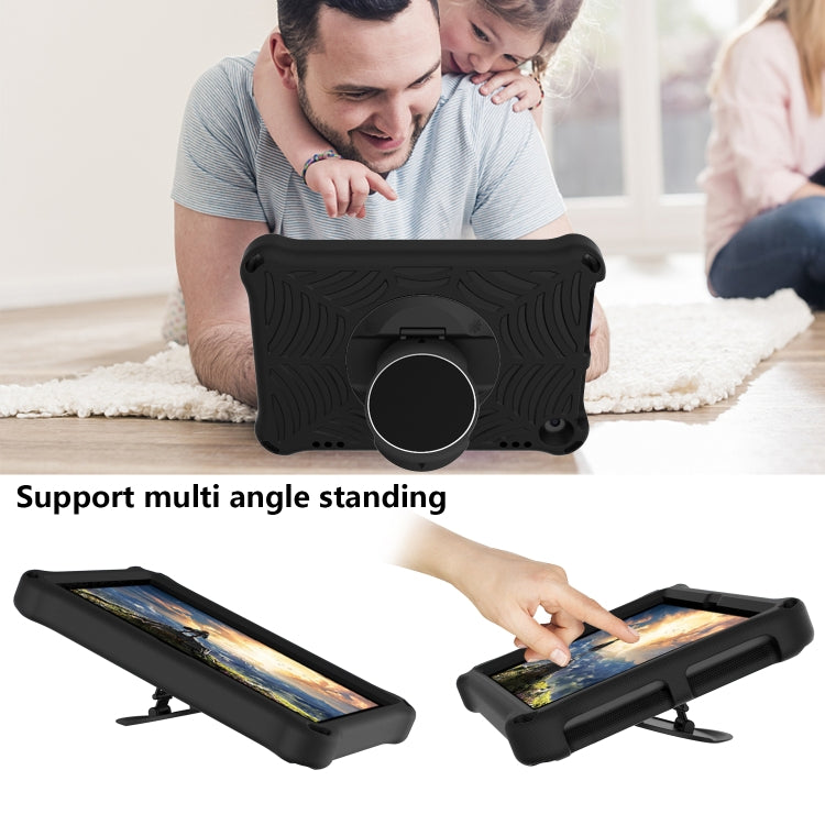 For Amazon Kindle Fire HD 8 / 8 Plus 2022 / 2020 Spider King Silicone Protective Tablet Case(Black) - Amazon by buy2fix | Online Shopping UK | buy2fix