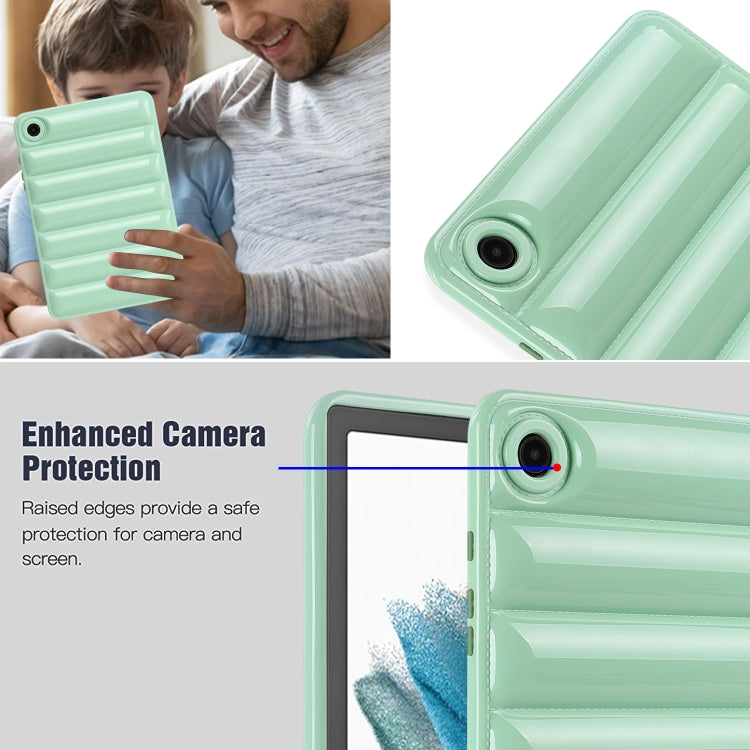 For Samsung Galaxy Tab S7 T870 / S8 X700 Eiderdown Cushion Shockproof Tablet Case(Green) - Galaxy Tab S8 Cases by buy2fix | Online Shopping UK | buy2fix