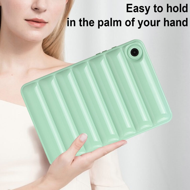 For Samsung Galaxy Tab S7 T870 / S8 X700 Eiderdown Cushion Shockproof Tablet Case(Green) - Galaxy Tab S8 Cases by buy2fix | Online Shopping UK | buy2fix