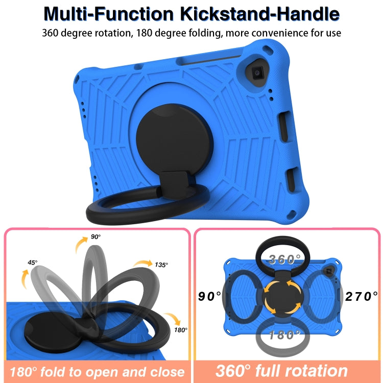 For Lenovo Tab K10 Spider King Silicone Protective Tablet Case(Blue) - Lenovo by buy2fix | Online Shopping UK | buy2fix