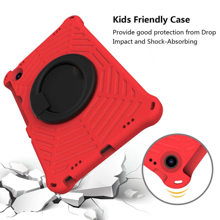 For Lenovo Tab M10 Plus 10.6 3rd Gen 2022 Spider King Silicone Protective Tablet Case(Red) - Lenovo by buy2fix | Online Shopping UK | buy2fix