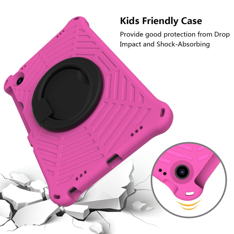 For Lenovo Tab M10 Plus 10.6 3rd Gen 2022 Spider King Silicone Protective Tablet Case(Rose Red) - Lenovo by buy2fix | Online Shopping UK | buy2fix
