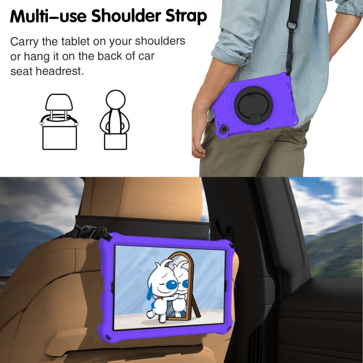 For Lenovo Tab M10 Plus TB-X606 Spider King Silicone Protective Tablet Case(Purple) - Lenovo by buy2fix | Online Shopping UK | buy2fix