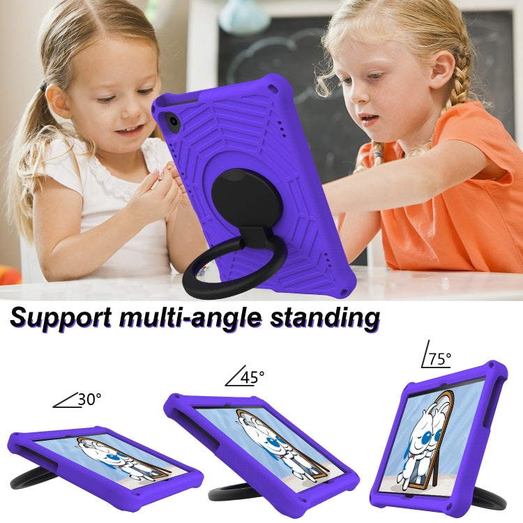 For Lenovo Tab M10 TB-X505F / TB-X605F 10.1 / M10 FHD REL TB-X605FC / TB-X605LC 10.1 Spider King Silicone Protective Tablet Case(Purple) - Lenovo by buy2fix | Online Shopping UK | buy2fix