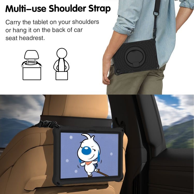 For Huawei MatePad T 10s Spider King Silicone Protective Tablet Case(Black) - Huawei by buy2fix | Online Shopping UK | buy2fix