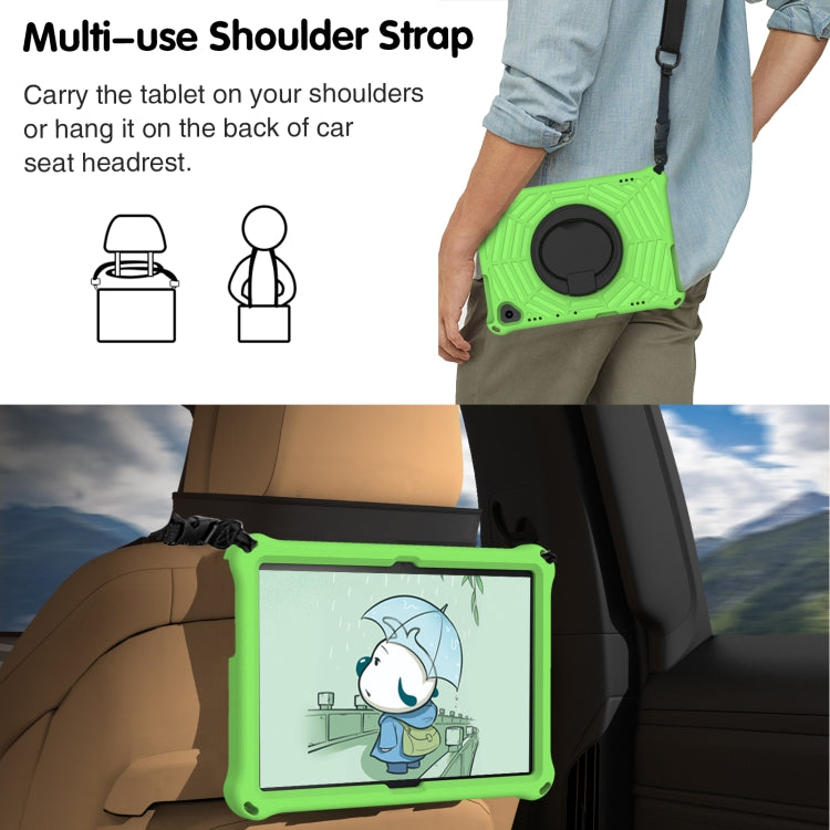 For Huawei MediaPad T5 Spider King Silicone Protective Tablet Case(Green) - Huawei by buy2fix | Online Shopping UK | buy2fix