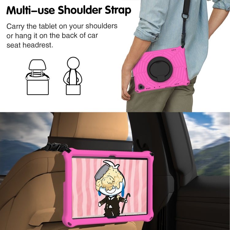 For Huawei MediaPad T5 Spider King Silicone Protective Tablet Case(Rose Red) - Huawei by buy2fix | Online Shopping UK | buy2fix