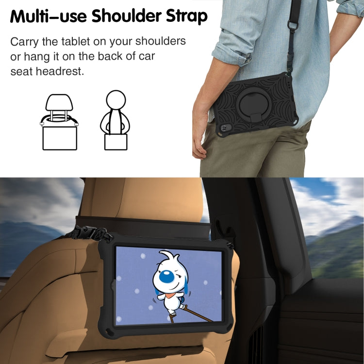 For Huawei MediaPad M5 Lite 8 Spider King Silicone Protective Tablet Case(Black) - Huawei by buy2fix | Online Shopping UK | buy2fix