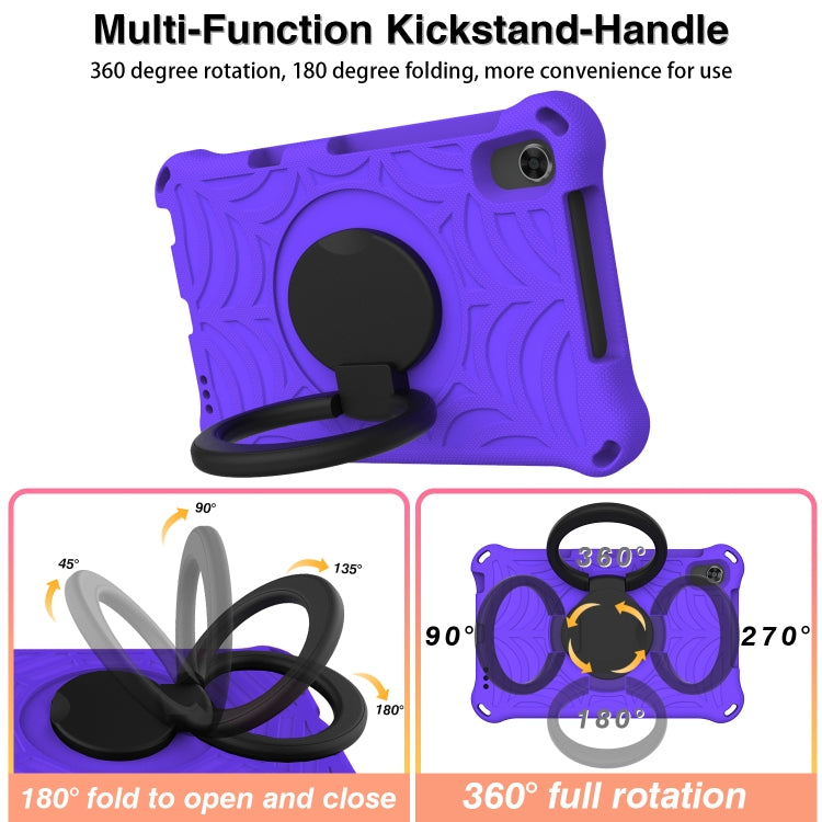 For Huawei MediaPad M5 Lite 8 Spider King Silicone Protective Tablet Case(Purple) - Huawei by buy2fix | Online Shopping UK | buy2fix