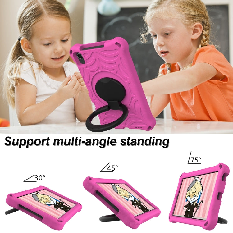 For Huawei MediaPad M6 8.4 Spider King Silicone Protective Tablet Case(Rose Red) - Huawei by buy2fix | Online Shopping UK | buy2fix