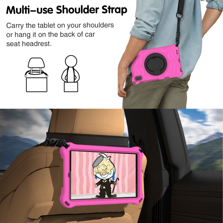For Huawei MediaPad M6 8.4 Spider King Silicone Protective Tablet Case(Rose Red) - Huawei by buy2fix | Online Shopping UK | buy2fix