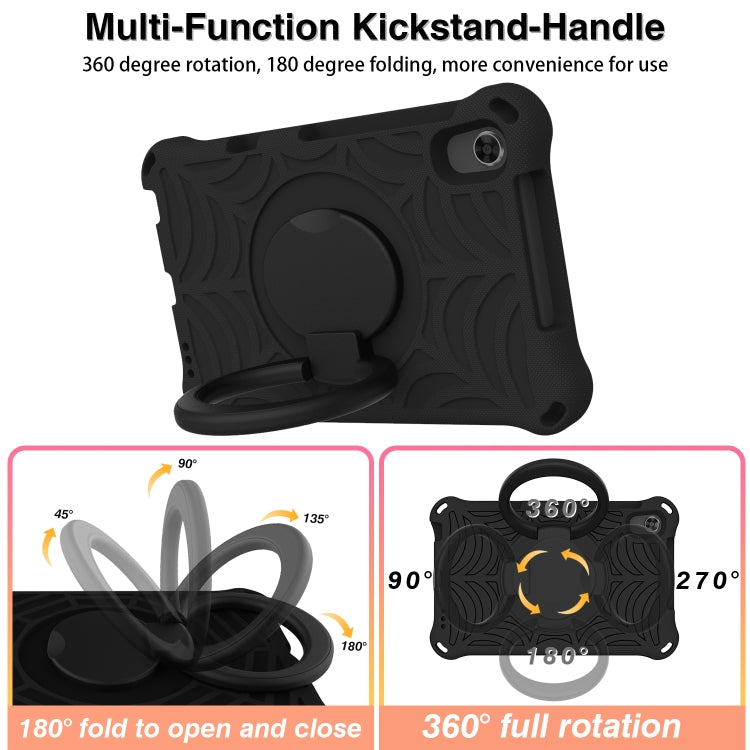 For Huawei MatePad T8 Spider King Silicone Protective Tablet Case(Black) - Huawei by buy2fix | Online Shopping UK | buy2fix