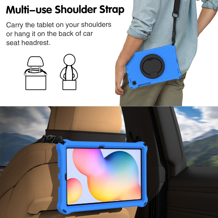 For Samsung Galaxy Tab S6 Lite P610 Spider King Silicone Protective Tablet Case(Blue) - Tab S6 Lite P610 / P615 by buy2fix | Online Shopping UK | buy2fix