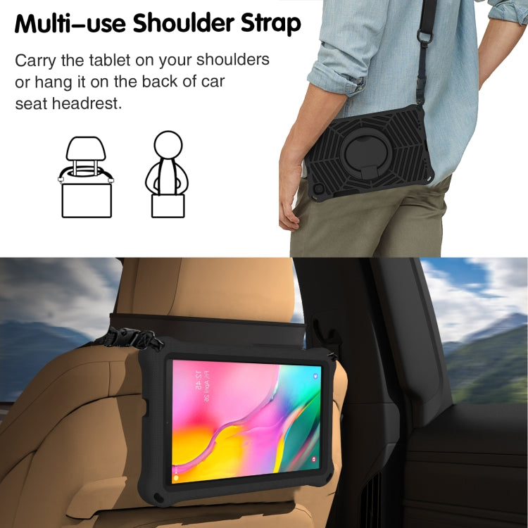 For Samsung Galaxy Tab A 8 SM-T290 Spider King Silicone Protective Tablet Case(Black) by buy2fix