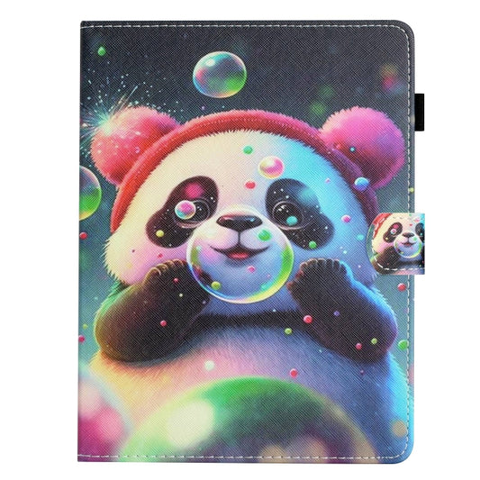 For 7 inch Coloured Drawing Stitching Leather Tablet Case(Panda) - 7 inch by buy2fix | Online Shopping UK | buy2fix